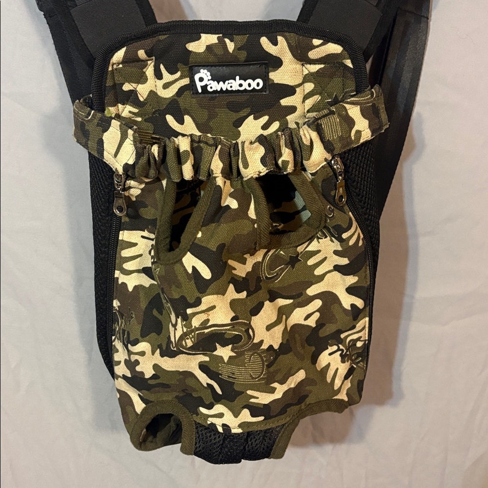 Camouflage Dog Carrier Backpack